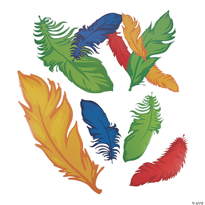 Rio Mosaic Feather Cutouts Image