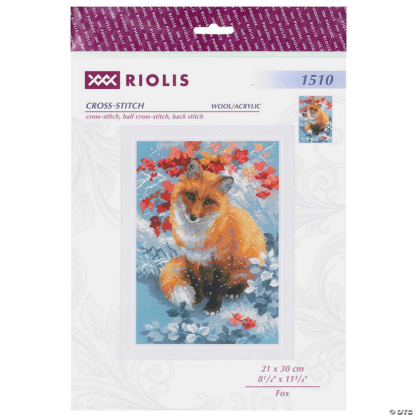 Riolis Cross Stitch Kit Fox Image