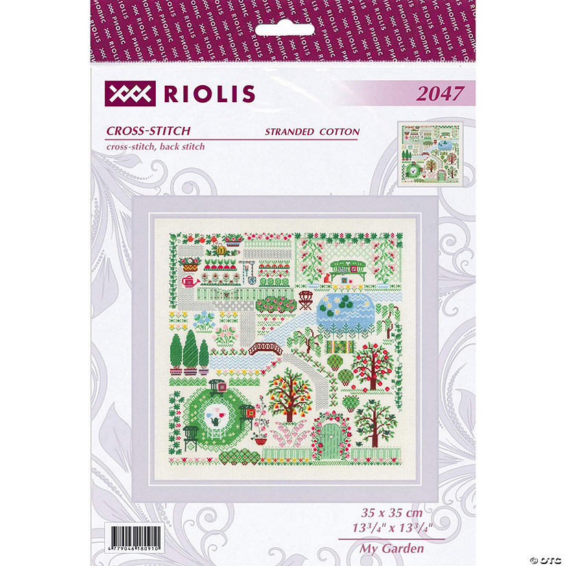 Riolis Cross Stitch Kit Garden Image