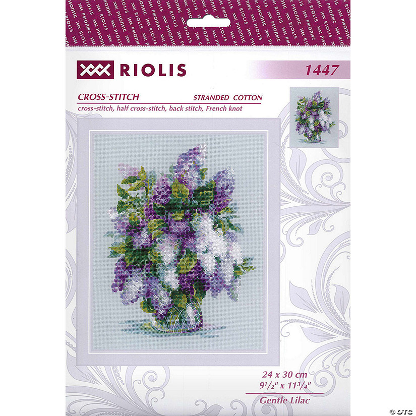 Riolis Cross Stitch Kit Gentle Lilac Image
