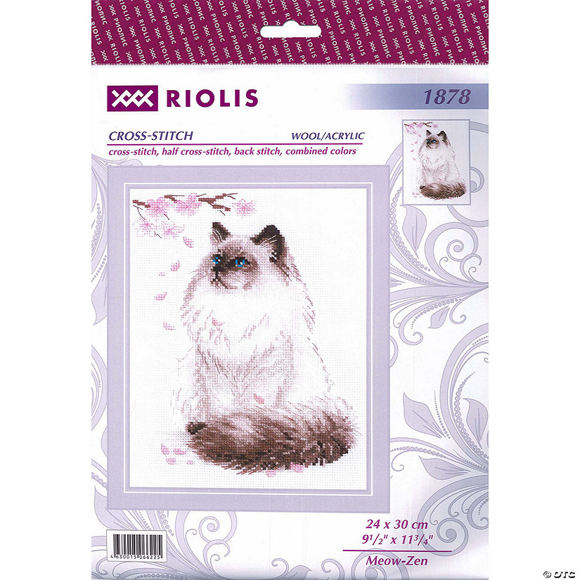 Riolis Cross Stitch Kit Meow
