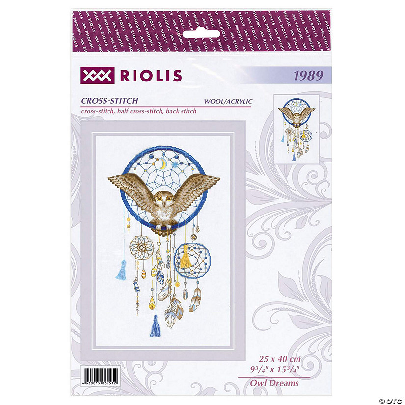 Riolis Cross Stitch Kit Owl Dreams Image