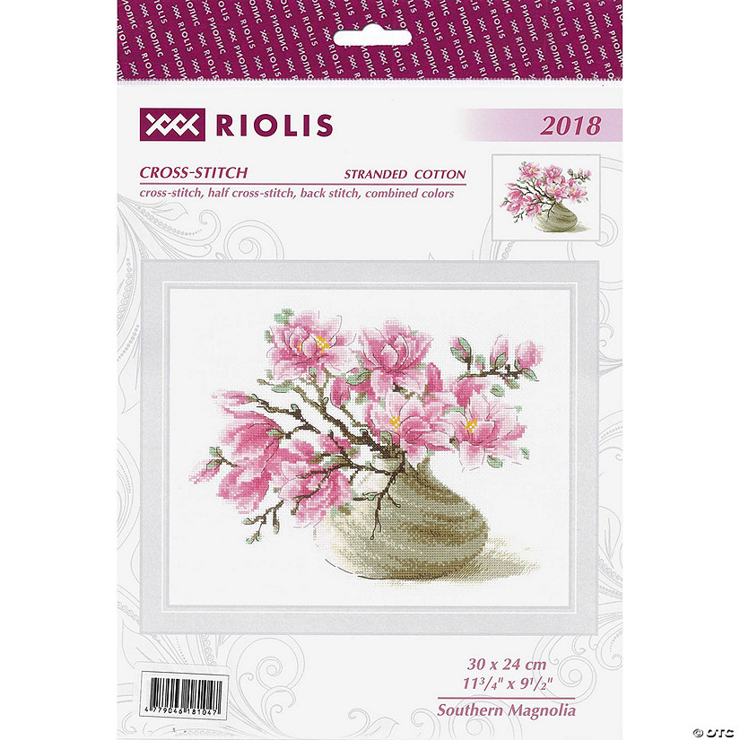Riolis Cross Stitch Kit Southern Magnolia Image