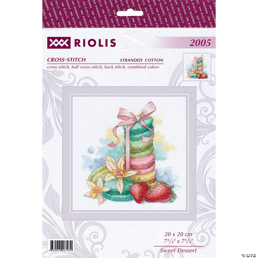 Riolis Cross Stitch Kit Sweet Dessert Image