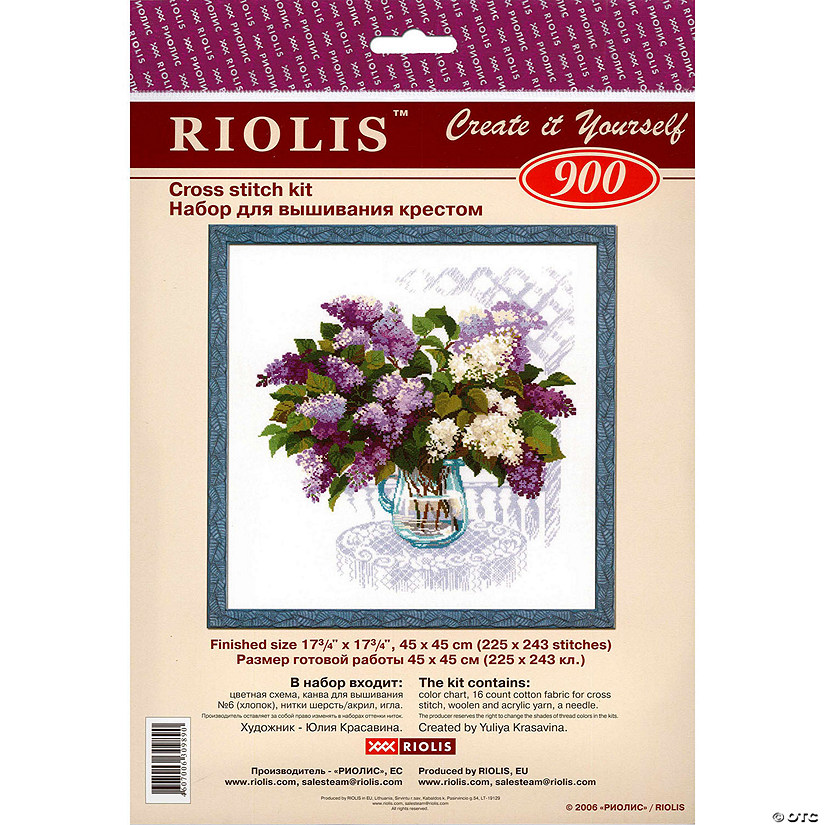 Riolis Cross Stitch Kit The Smell of Spring Image