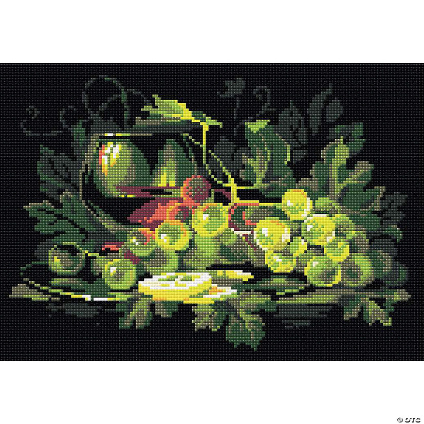 Riolis Diamond Mosaic Kit 10.75x15 Still Life With Lemon Image