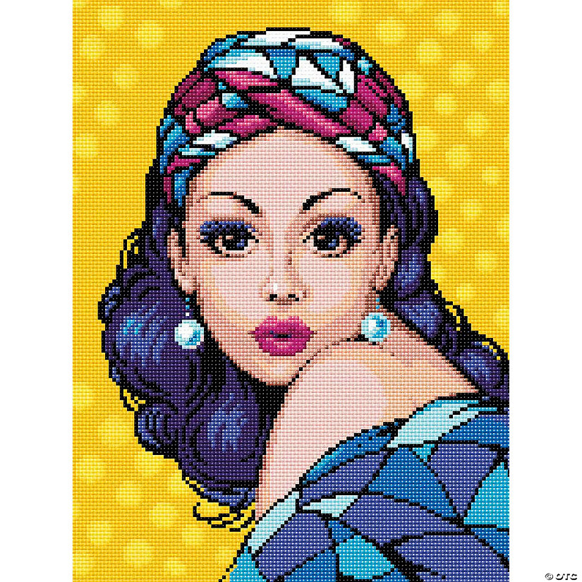 Riolis Diamond Mosaic Kit 11.75"x 15.75" Velvet Look Image