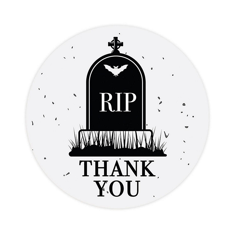 RIP Tombstone Halloween TY 2in 40pk Image
