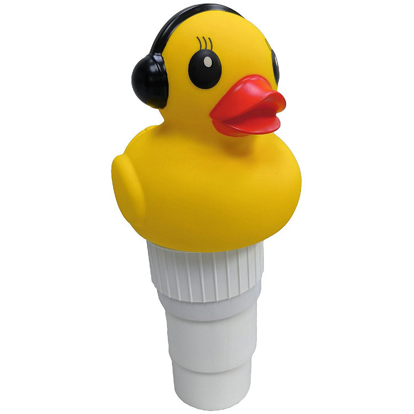 RIPPLE Duck Pool Chlorinator - Holds 6 Chlorine 3&quot; Tabs, Flow Control, Floats Image