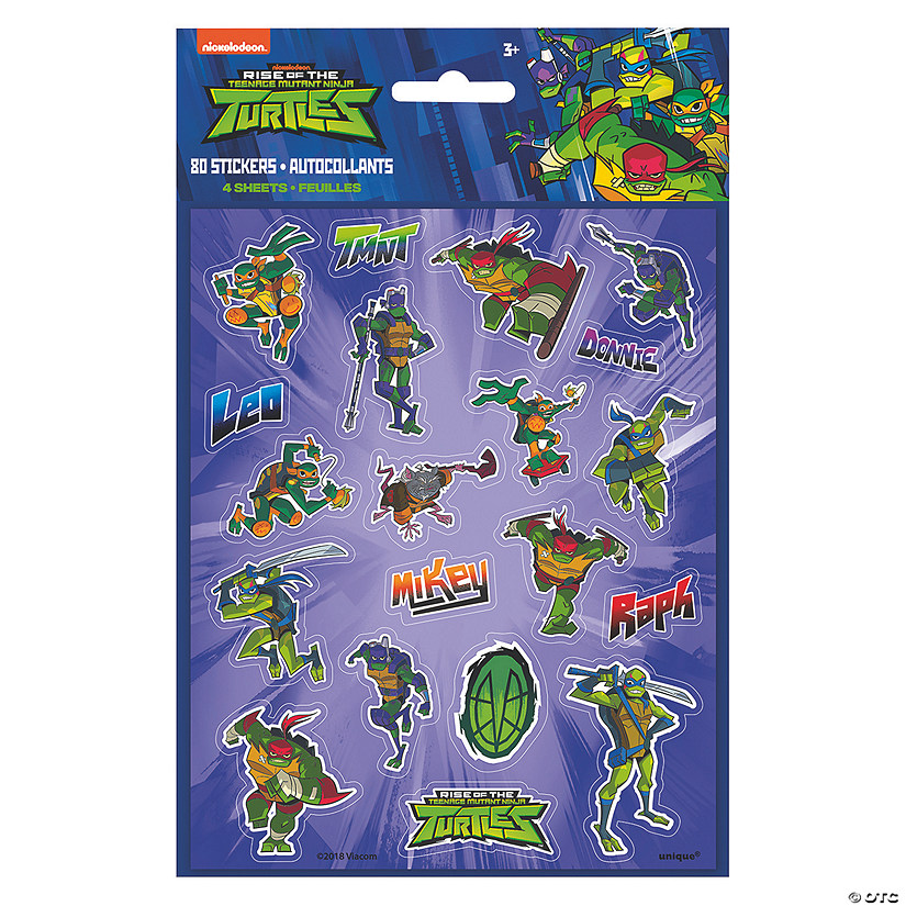 Rise of the Teenage Mutant Ninja Turtles&#8482; Stickers - 4 Pc. Image