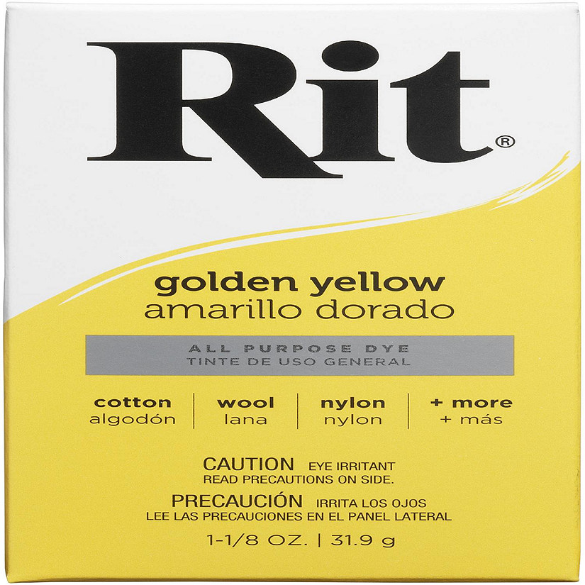 Rit Dye Powder-Golden Yellow Image