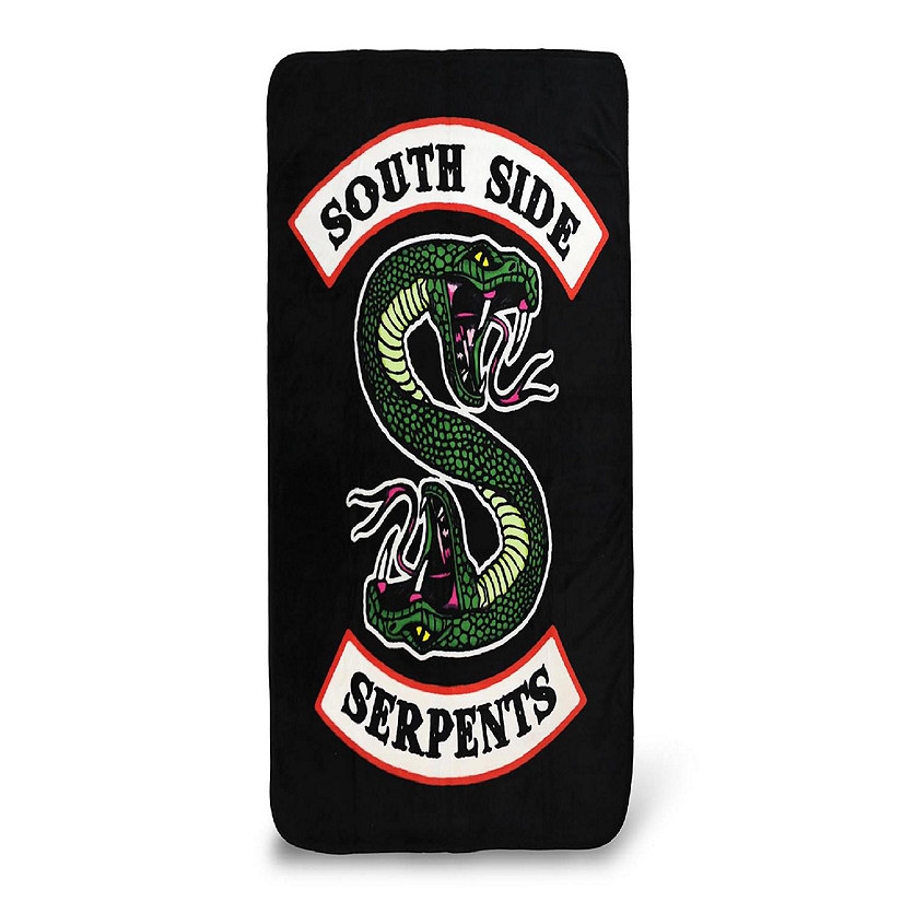 Riverdale Southside Serpents Fleece Throw Blanket  Measures 60 x 45 Inches Image