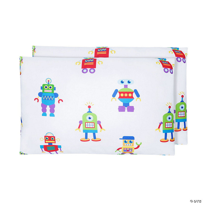 Robots Microfiber Pillowcases - Toddler (2 pk) Image