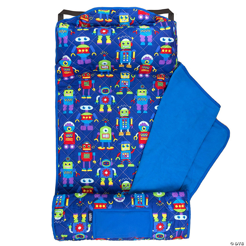 Robots Quilted Nap Mat Image