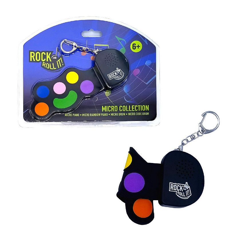 Rock And Roll It Micro Color Drum Keychain Image