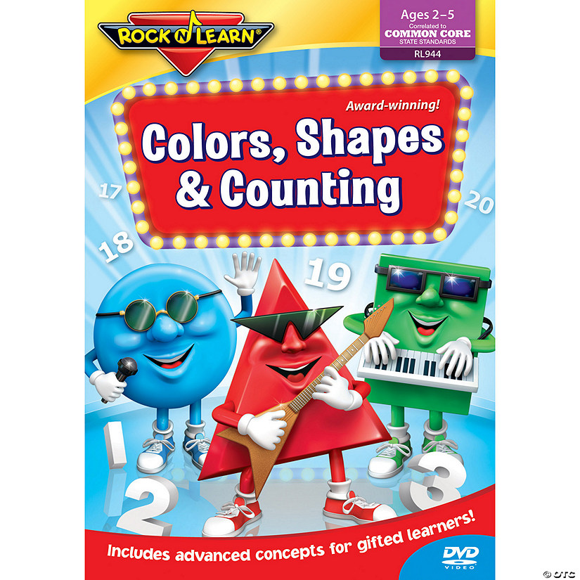 Rock 'N Learn® Colors, Shapes & Counting DVD