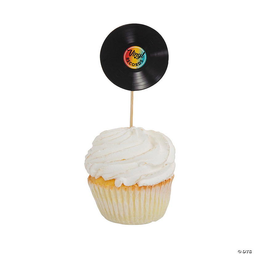 Rock Star Vinyl Record Picks &amp;#8211; 24 Pc.  Image