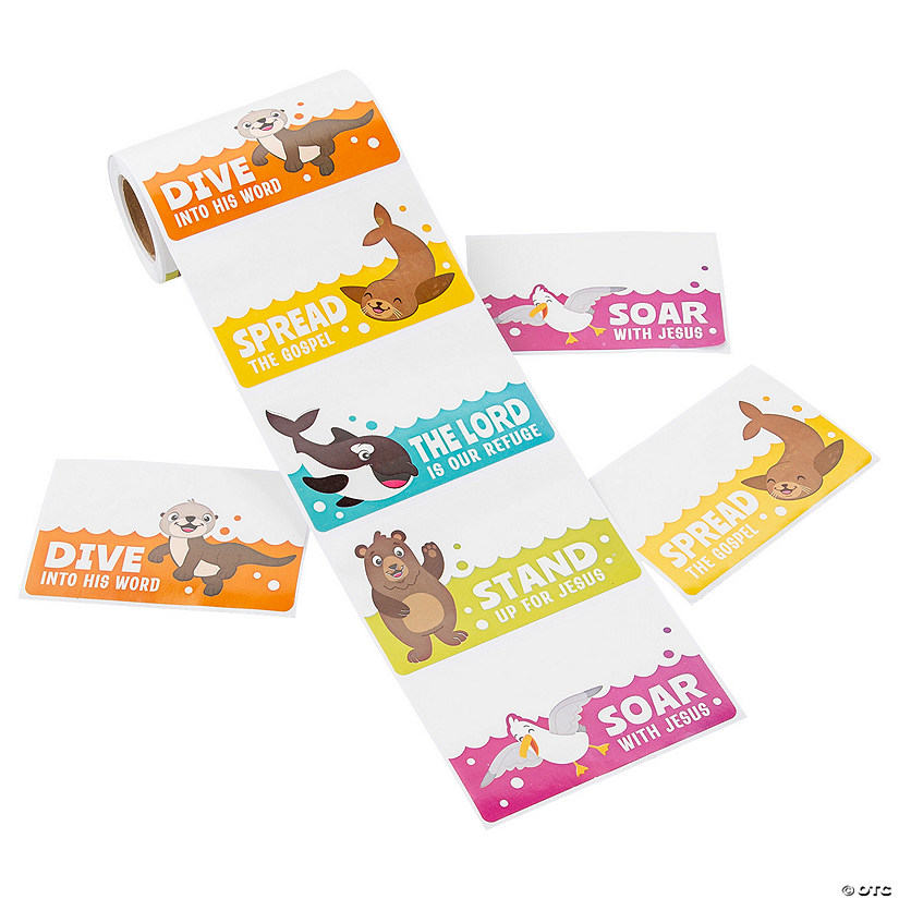Rocky Beach VBS Name Tags/Labels 100 Pc. Oriental Trading