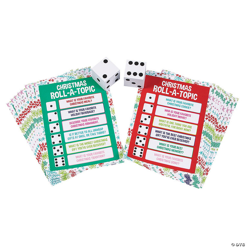 Roll-A-Topic Christmas Game Image