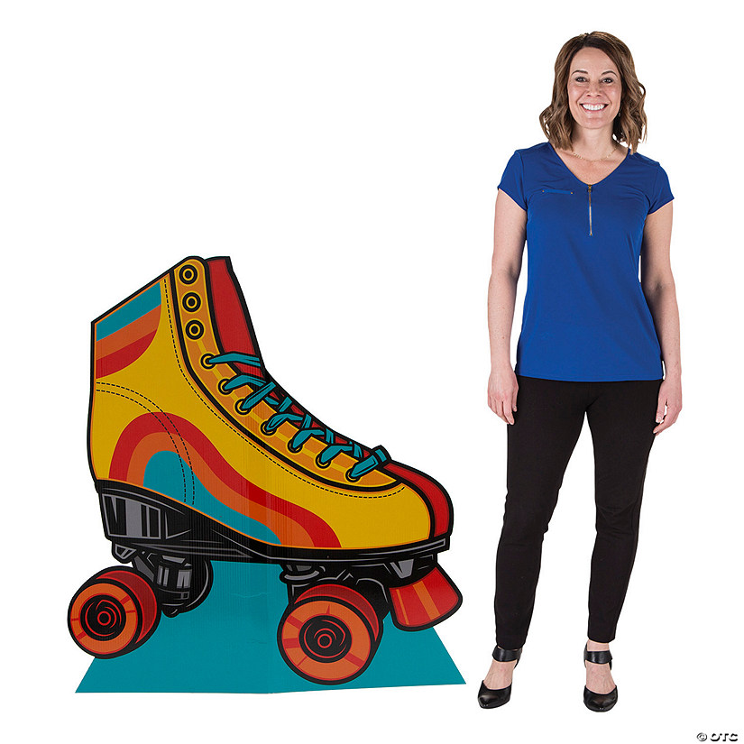 Roller Skate Cardboard StandUp Oriental Trading