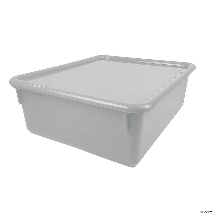 Romanoff Double Stowaway Tray with Lid, White Image