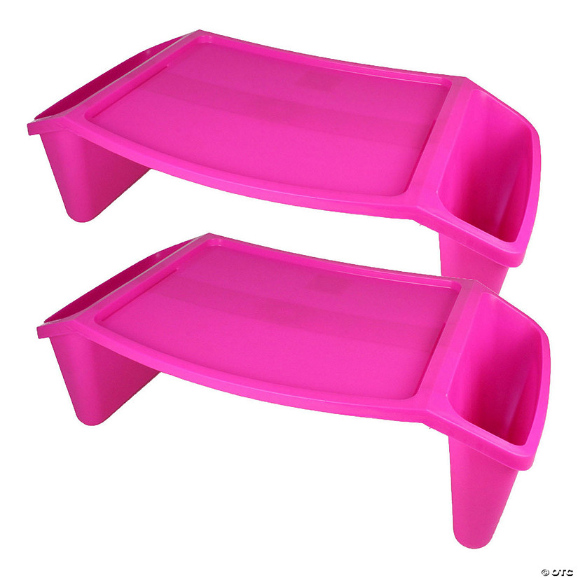 Romanoff Lap Tray, Hot Pink, Pack of 2 Image