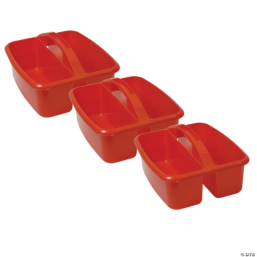 Romanoff Large Utility Caddy, Red, Pack of 3 Image