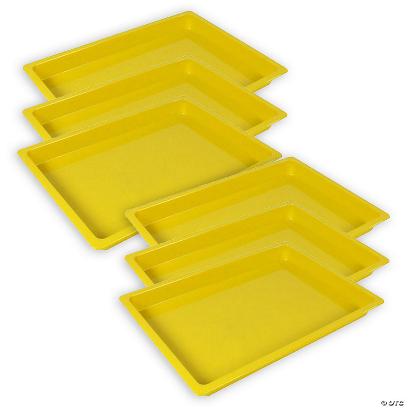 Romanoff Medium Creativitray, Yellow, Pack of 6 Image
