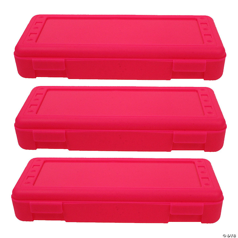 Romanoff Ruler Box, Hot Pink, Pack of 3 Image