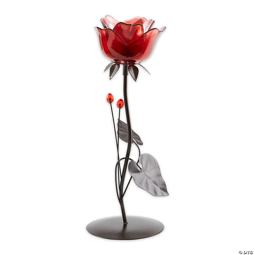 Romantic Rose Votive Holder 5X4.12X12.5" Image