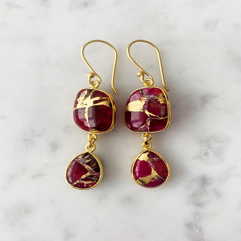 Rome EarRing Red Turquoise Image