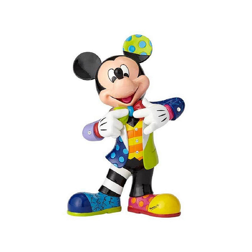 Romero Britto Disney Mickey Mouse 90th Anniversary Pop Art Figurine 6001010 New Image