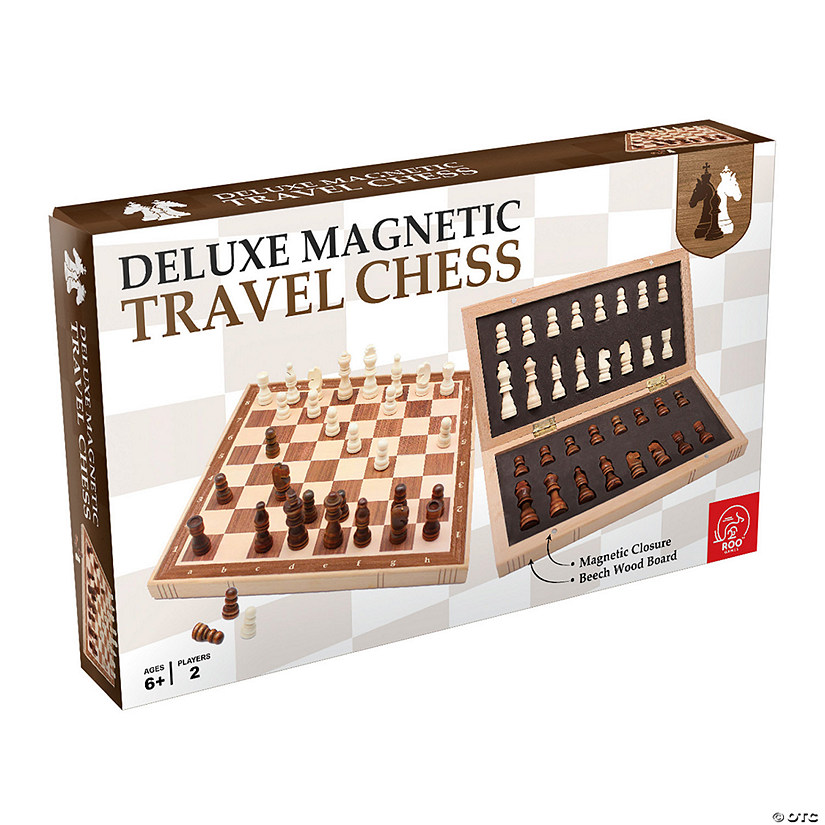 ROO GAMES Deluxe Magnetic Travel Chess Image