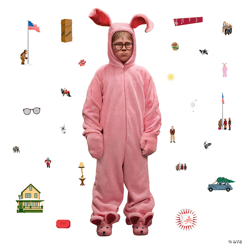 RoomMates A Christmas Story Ralphie Bunny Suit Giant Wall Decals Image