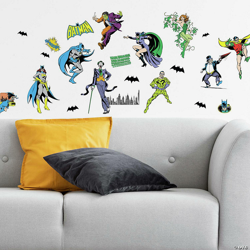 Roommates Batman Villains Peel And Stick Wall Decals Image