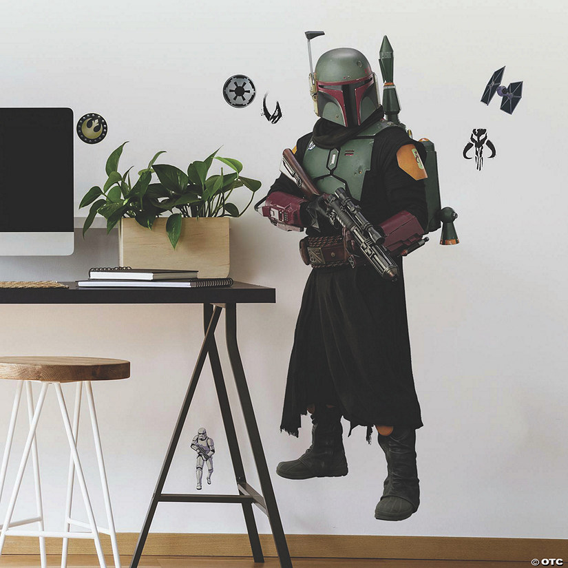 Roommates Boba Fett Peel And Stick Giant Wall Decal Image