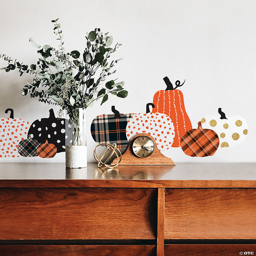 RoomMates Decorative Pumpkins Peel And Stick Wall Decal Image