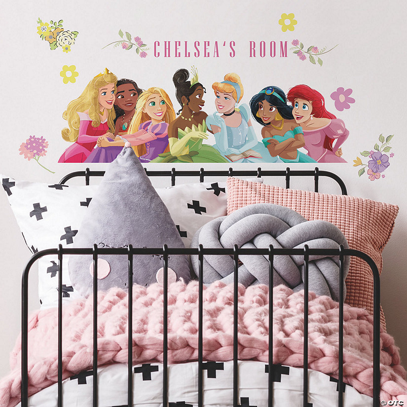 RoomMates Disney Princesses Peel And Stick Giant Wall Decal With Alphabet Image