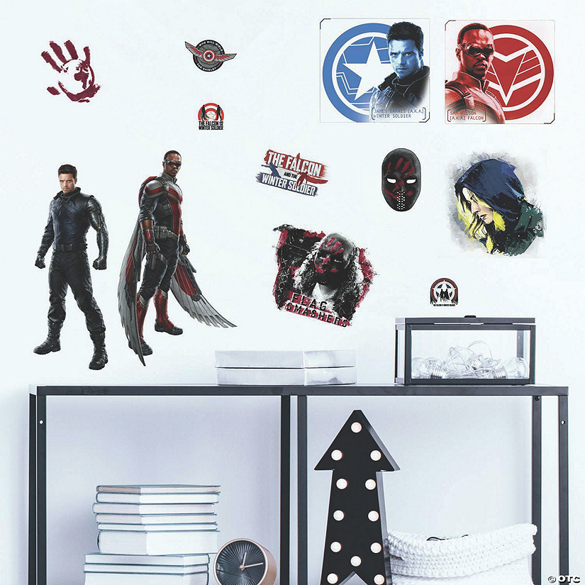 Roommates Falcon And The Winter Soldier Peel And Stick Wall Decals Image
