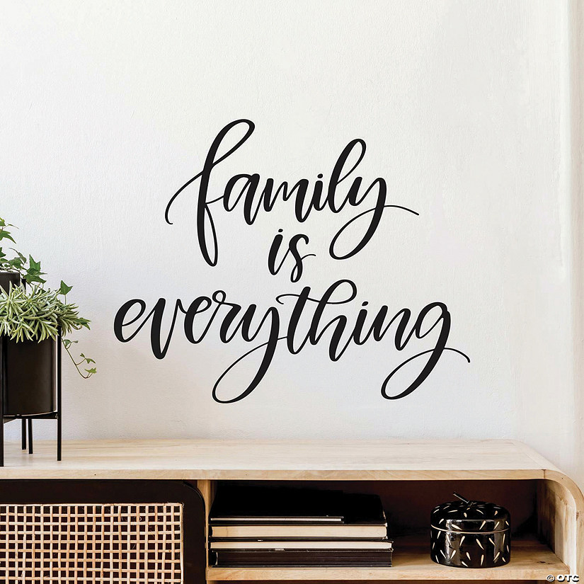 Roommates Family Is Everything Quote Peel And Stick Wall Decals