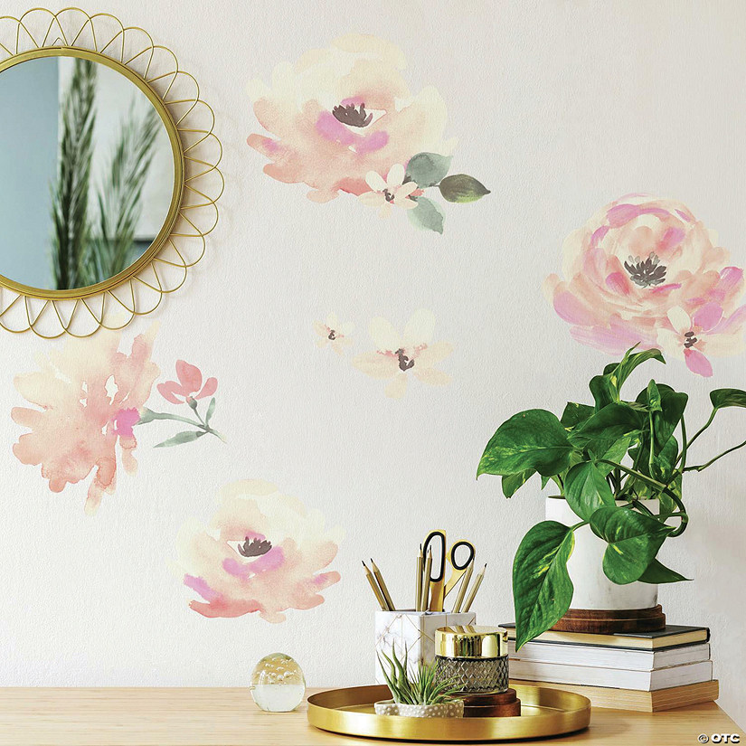 Roommates Floral Blooms Peel And Stick Wall Decals Image