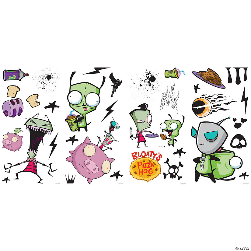 RoomMates Invader Zim Peel & Stick Wall Decals Image