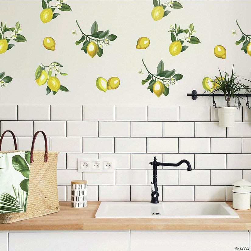 RoomMates Lemon Peel and Stick Giant Wall Decals Oriental Trading