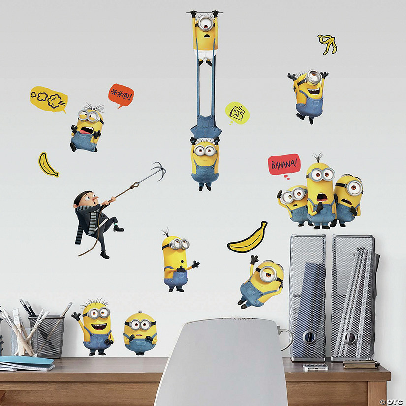 RoomMates Minions: The&#160;Rise of Gru Peel and Stick Wall Decals Image
