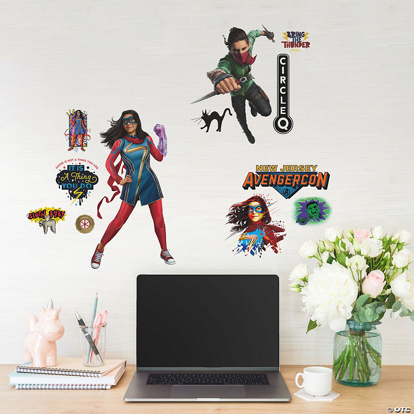 RoomMates Ms Marvel Peel And Stick Wall Decals Image