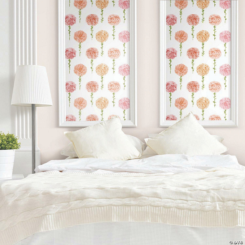 Roommates Mum Floral Peel & Stick Wallpaper - Pink Image