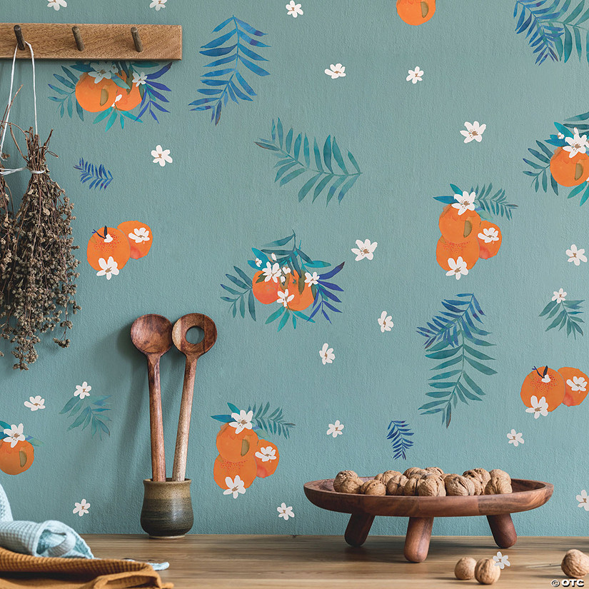RoomMates Orange Blossom Peel And Stick Wall Decals Oriental Trading