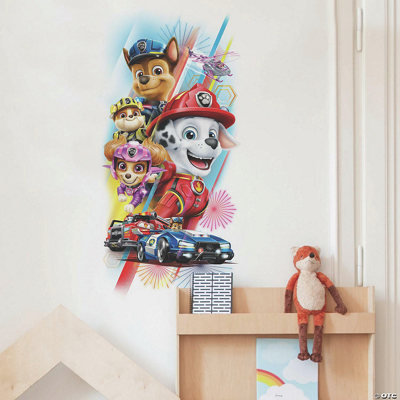 Roommates Paw Patrol Movie Peel And Stick Giant Wall Decals Image