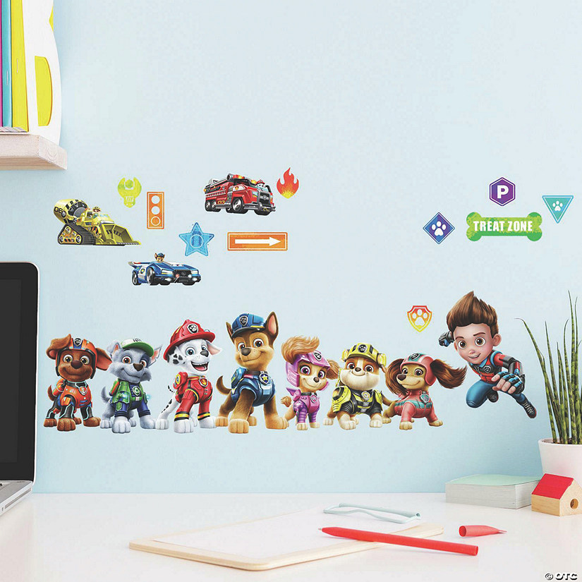 Roommates Paw Patrol Movie Peel And Stick Wall Decals Image