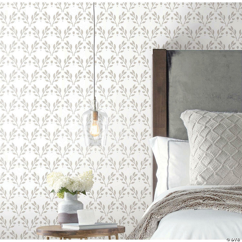 RoomMates Rose Lindo Dawn Peel & Stick Wallpaper Gray Image